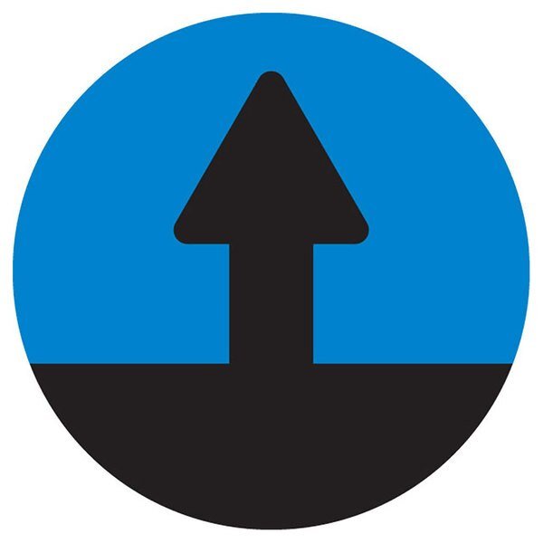 Arrow Only, 2 color, Blue, 15